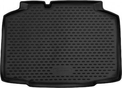 Novline Trunk Mats Tray Type 1pcs from Rubber for Skoda Kamiq Black