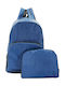 Eco Chic Kinder Rucksack Rucksack Blau