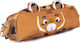 Les Deglingos Pencil Case Barrel Brown