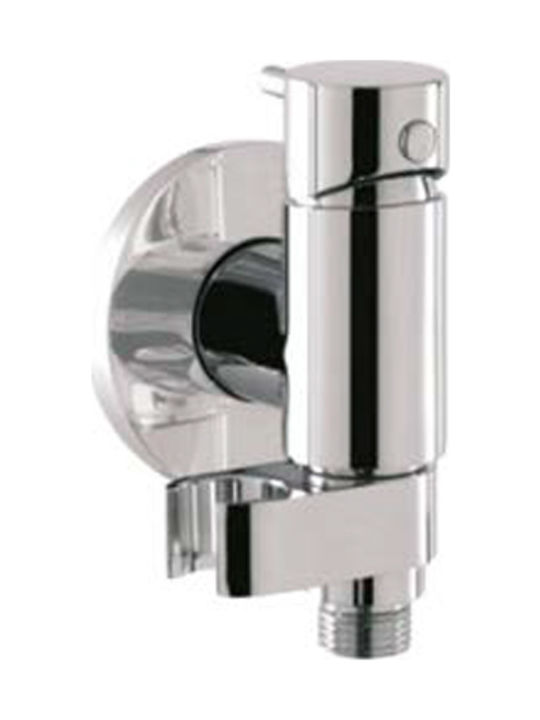 Interflex Mix Wall Mounted Bidet Diverter Valve Silver