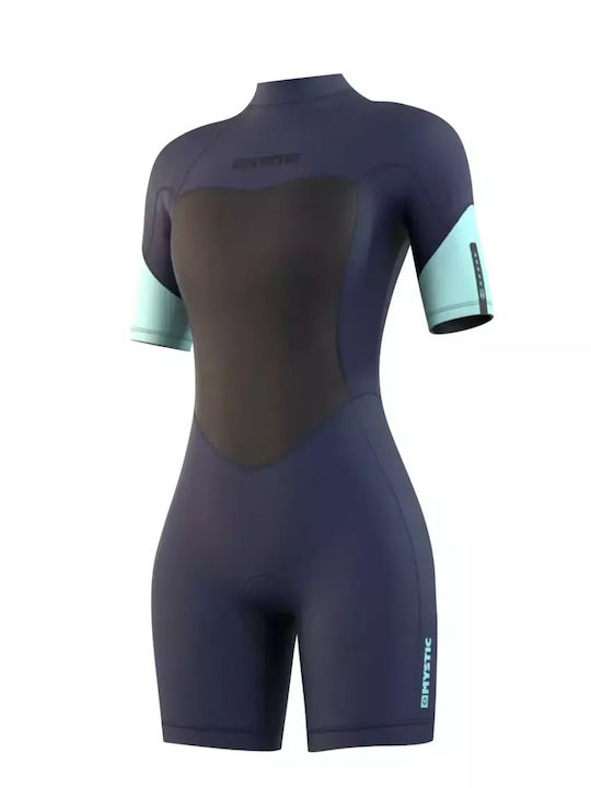 Mystic Brand Shortarm Monoshort Costume De Neopren Cu Fermoar Albastru Închis 2mm