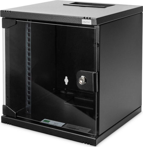 Digitus Montat pe perete Cabinete Rack 6U 31.2x30x33cm Negru DN-10-06U-B