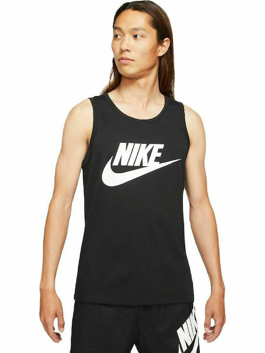 Nike Sportswear Ανδρική Μπλούζα Αμάνικη Μαύρη