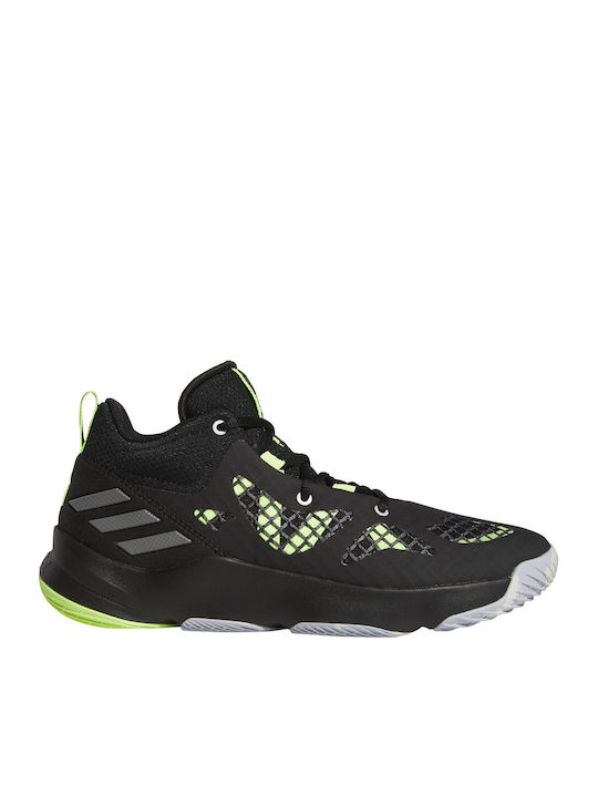 Adidas Pro N3XT 2021 Ψηλά Μπασκετικά Παπούτσια Core Black / Grey Five / Signal Green