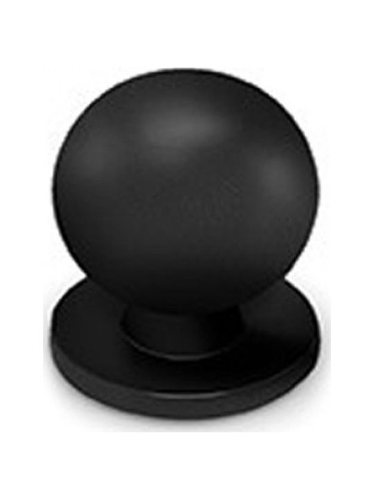 Conset Metallic Furniture Knob C559 Μαύρο Ματ Ø20mm