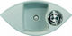 Macart Focus C-150 Drop-In Spüle Links aus Verbundgranulat B104.8xT52cm Croma