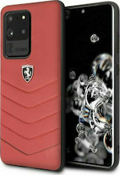 Ferrari Heritage Back Cover Δερμάτινο Κόκκινο (...