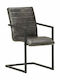 Überhang Stühle Speisesaal Grey 4Stück 51x56x91cm