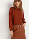 Toi&Moi Women's Long Sleeve Sweater Brown