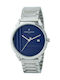 Pierre Cardin Men's Watch 42mm Battery with Silver Metal Bracelet
