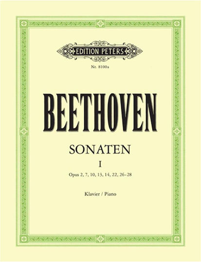 Edition Peters L.V.Beethoven - Sonatas I für Klavier