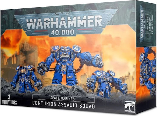 Games Workshop Warhammer 40.000 Космически Морпехи - Фигура на Отряд Центурион Атакуващ