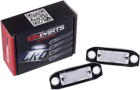 Einparts Φώτα Πινακίδας LED Volvo S80 2τμχ