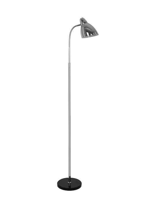 GloboStar Stehlampe H155xB14.5cm. mit Fassung für Lampe E27 Weiß