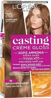 L'Oreal Paris Casting Creme Gloss Hair Dye no Ammonia 713 Shiny Beige 48ml