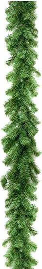 JK Home Decoration Weihnachtliche Girlande Plastik Grün 270x25cm 1Stück
