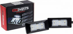 Einparts License Plate Lights Led for Toyota GT86 2pcs