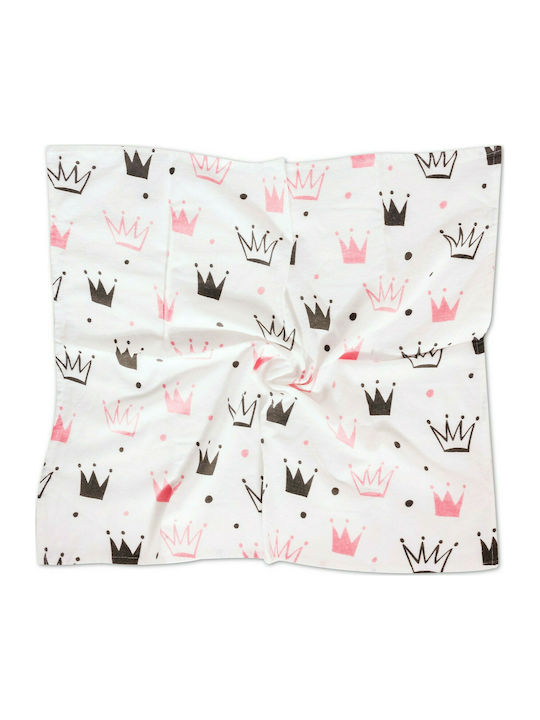 Jukki Princess Flannel Changing Pad Multicolour 70x80cm.