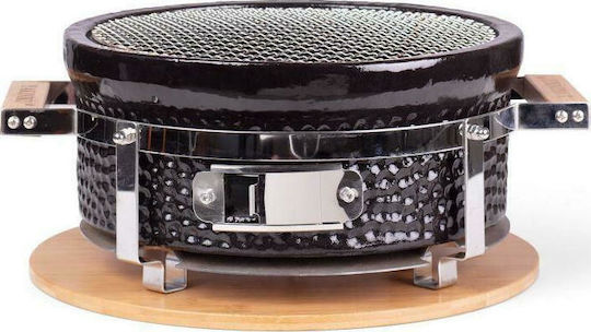 Yakiniku Κεραμική Ψησταριά Κάρβουνου 34.5x34.5εκ. Ιαπωνική Επιτραπέζια Στρογγυλή Ψησταριά Shichirin | Teppanyaki & Hibachi Grill