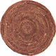 Nef-Nef Homeware Trevis Placemats Rotund Din paie Roșu 38cm 029147 1buc