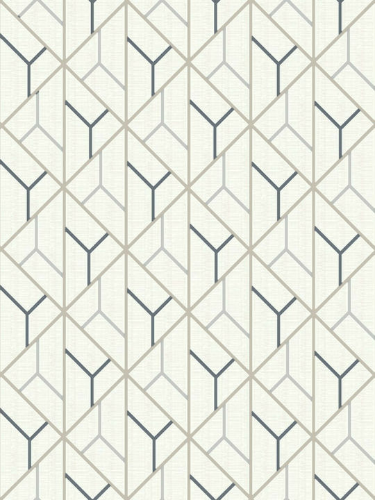 Wallpaper Galactik Vinyl Gray L1000xW53cm Washable