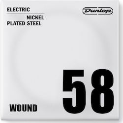 Dunlop Single Nickel Wound String for Electric Guitar .058"