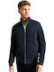 Superdry Ovin Men's Sweatshirt Jacket with Pockets Eclipse Navy