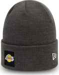 New Era LA Lakers Knitted Beanie Cap Gray