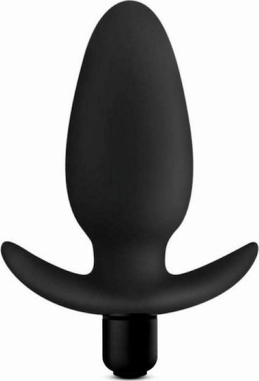Blush Anal Adventures Platinum Vibrating Saddle Plug Anal Plug mit Vibration Schwarz