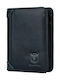 Bull Captain QB-031 V Men's Leather Wallet Black QB031