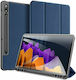 Dux Ducis Domo Flip Cover Silicon Fără tastatură Albastru (Galaxy Tab S7+)
