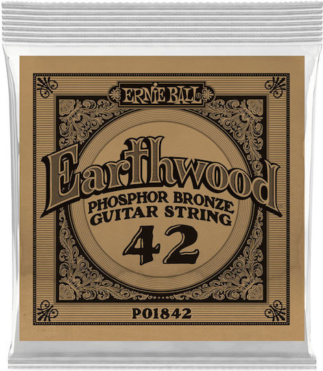 Ernie Ball Earthwood Loop End Single Phosphor Bronze Lute String 42