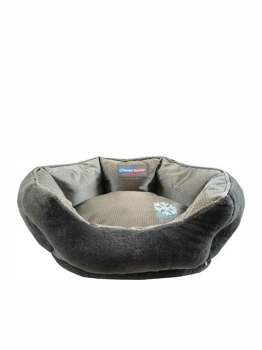 Woofmoda ThermoSwitch Santorini Καναπές Κρεβάτι Σκύλου Γκρι 45x38εκ.