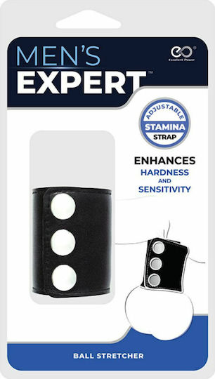 Nanma Men's Expert Ball Stretcher Пръстен Тестис Черен