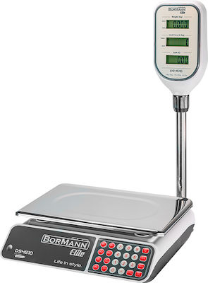 Bormann Elite DS4510 Electronic with Column with Maximum Weight Capacity of 40kg and Division 10gr 038009