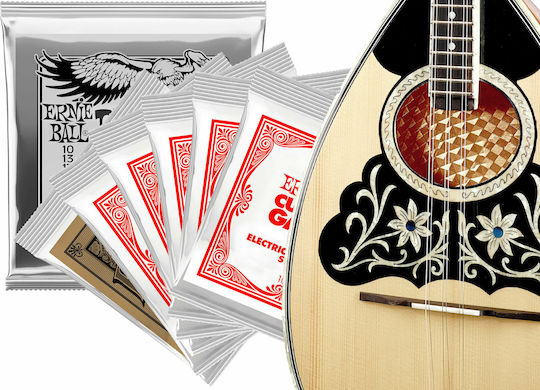 Ernie Ball Σετ Phosphor Bronze Χορδών 10 - 22" για Μπουζούκι W6 Bouzouki Set