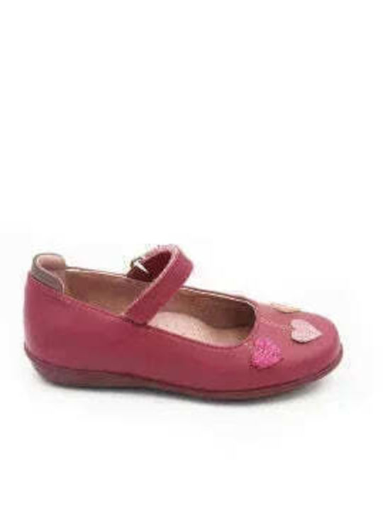 Children's leather ballet flats Arties Pink