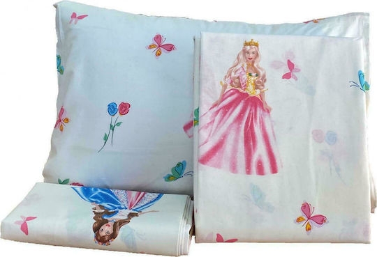 Linea Home Set Einzelbettwäsche Belle Weiß 160x240cm