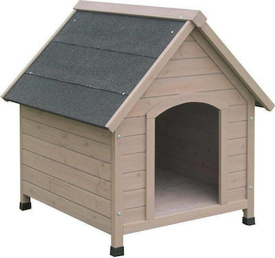 Vesta Hundehaus Hölzernes Außenbereich Gray 72x76x76cm 464.060/S