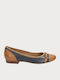 Anatomic Leather Ballerinas Henderson Navy Blue