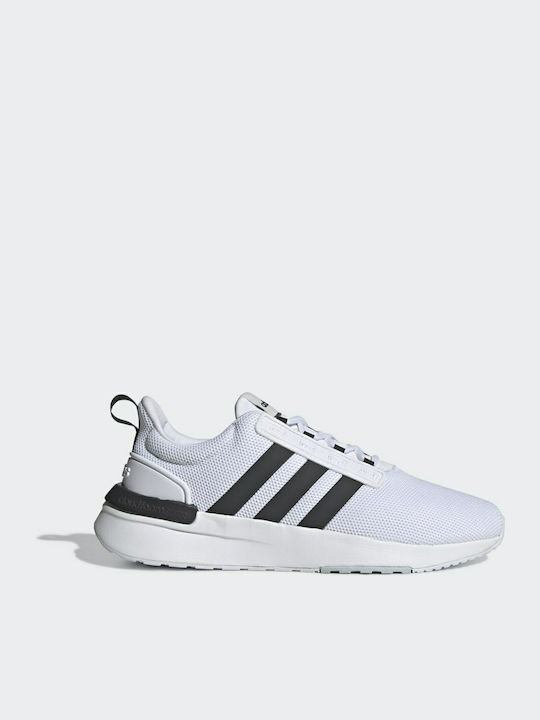 Adidas Racer TR21 Ανδρικά Sneakers Cloud White / Carbon / Core Black