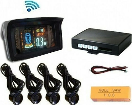 Car Parking System with Screen and 4 Sensors