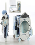 Bellissimo Rocket Ship Baptism Set with Theme Space 11pcs