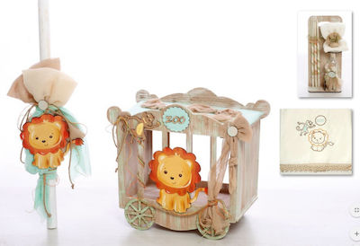 Bellissimo Λιοντάρι Baptism Set with Theme Lion 7pcs