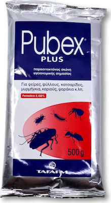 Tafarm Pubex Plus Σκόνη για Κατσαρίδες / Κοριούς / Μυρμήγκια / Ψύλλους 500gr
