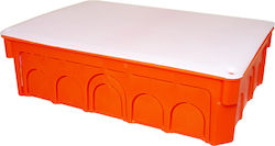 Courbi Χωνευτό Ηλεκτρολογικό Κουτί Διακλάδωσης σε Πορτοκαλί Χρώμα 08-21005-155