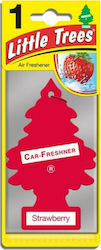 Little Trees Car Air Freshener Tab Pendand Strawberry