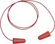Delta Plus CONICCO200 Earplugs with Safety Cord in Red Colour 200 Pieces