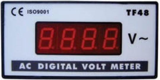 TF48 SFM Voltmeter Electric Panel Digital Single-Phase 01.034.0081