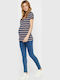 Blau Leggings Mutterschaftshose